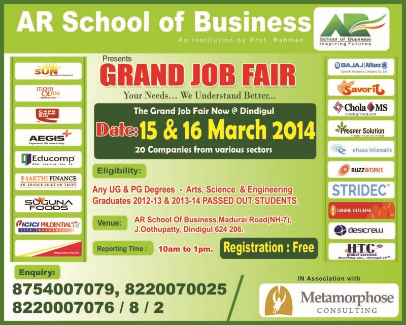 ARSB Mega Job Fair 2014