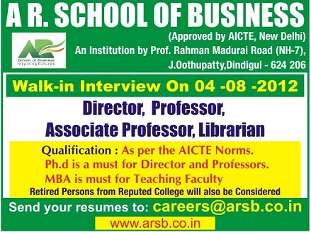 ARSB Careers Ad